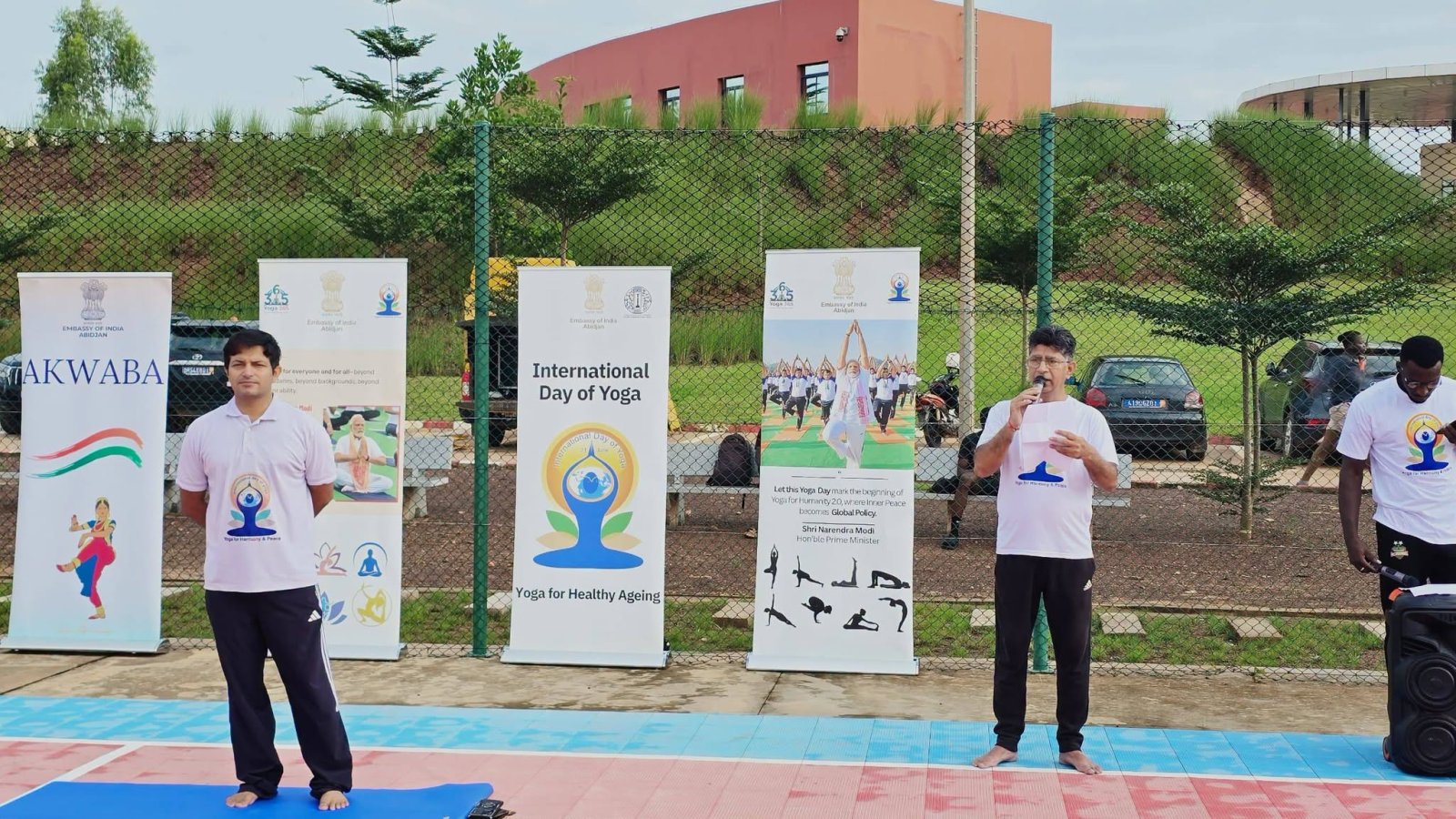 Yoga Session at the University of San Pedro on 20 June 2026