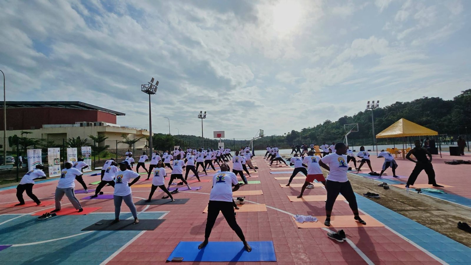 Yoga Session at the University of San Pedro on 20 June 2026
