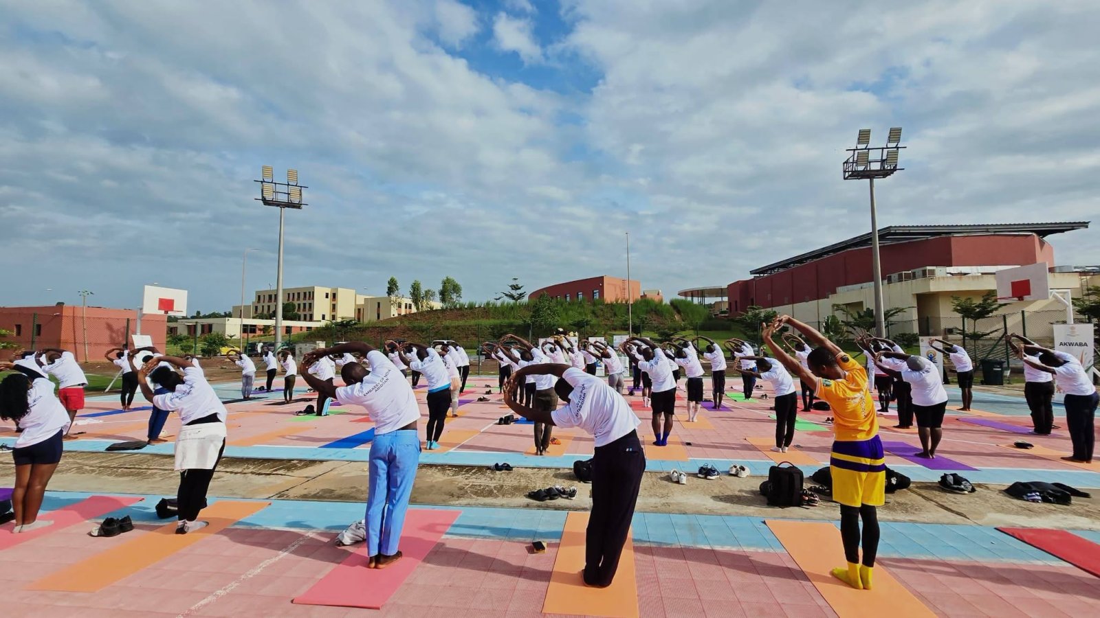 Yoga Session at the University of San Pedro on 20 June 2026