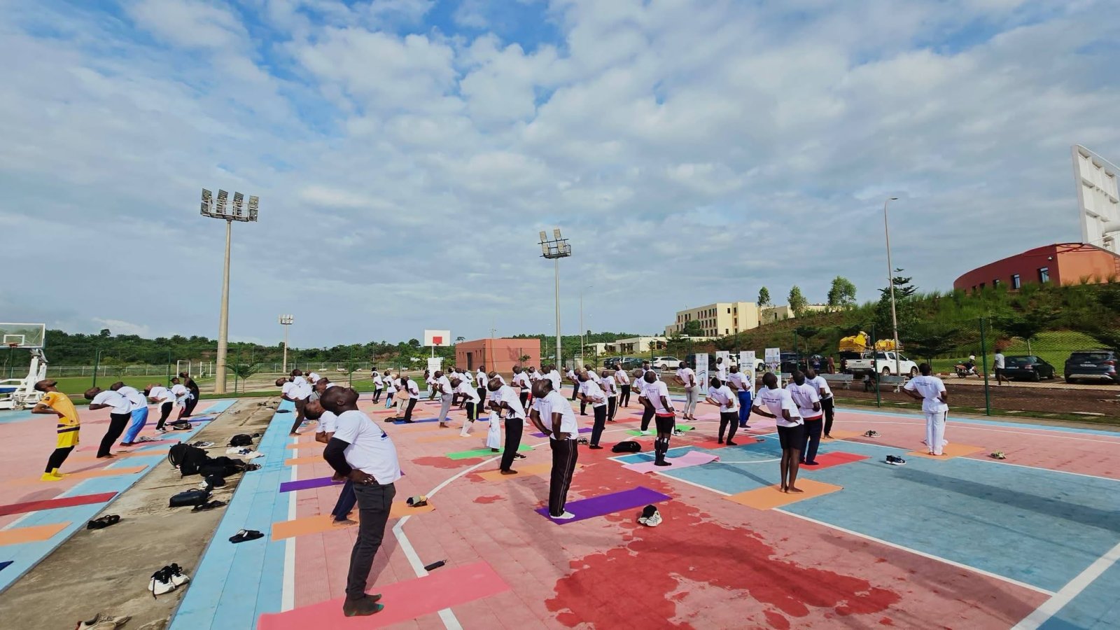 Yoga Session at the University of San Pedro on 20 June 2026