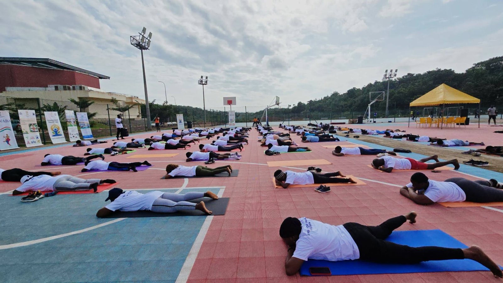 Yoga Session at the University of San Pedro on 20 June 2026