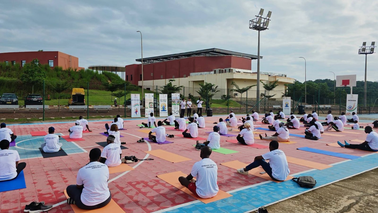 Yoga Session at the University of San Pedro on 20 June 2026