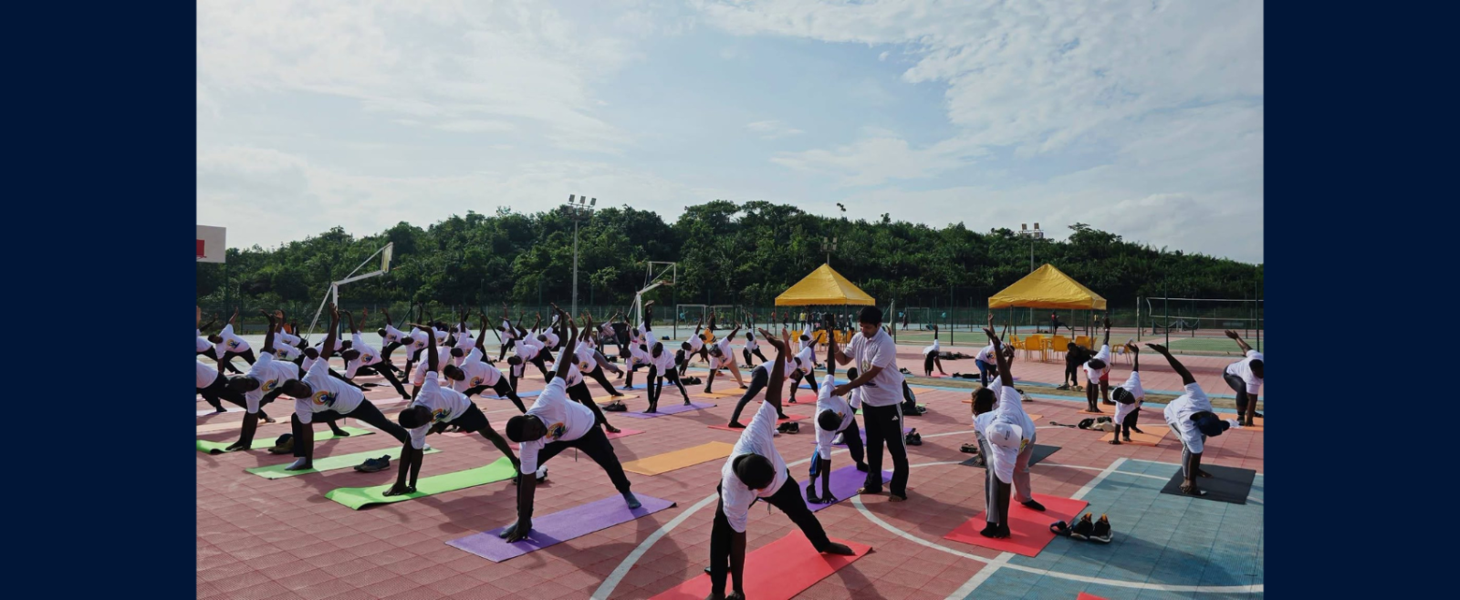 Yoga Session at the University of San Pedro on 20 June 2026