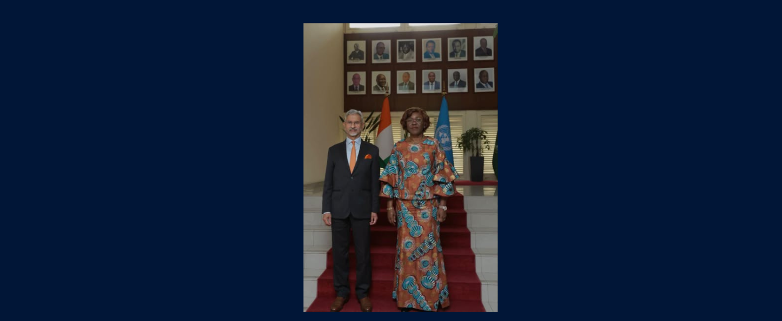 Hon'ble External Affairs Minister of India Dr. S. Jaishankar met H.E. Mrs. Nialé Kaba, Hon’ble Minister of State, Minister of Foreign Affairs and International Cooperation  of Côte d'Ivoire on 7 October 2026