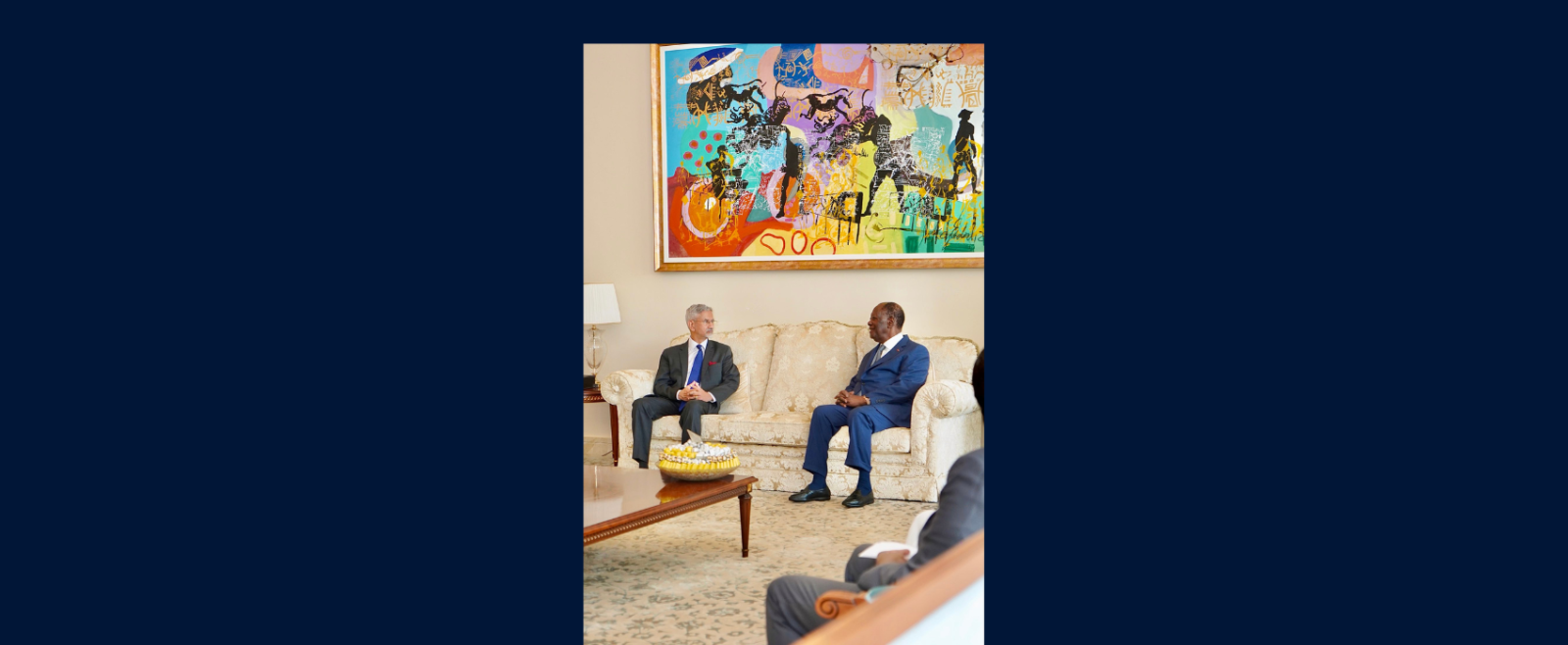 Hon'ble External Affairs Minister of India Dr. S. Jaishankar called on H.E. Mr. Alassane Ouattara, Hon’ble President of the Republic Cote d’Ivoire on 8 October 2026