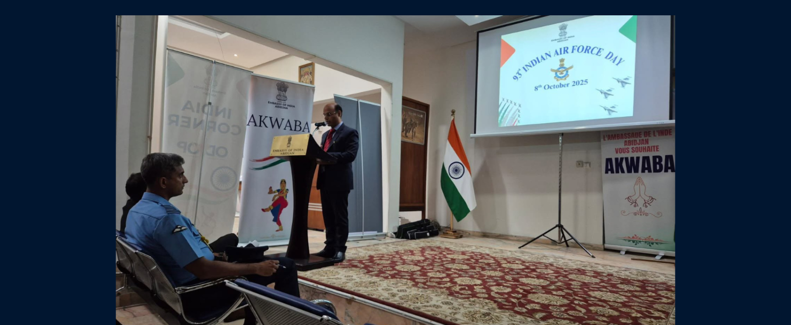 Celebration of the  93rd Indian Air Force Day at the Embassy