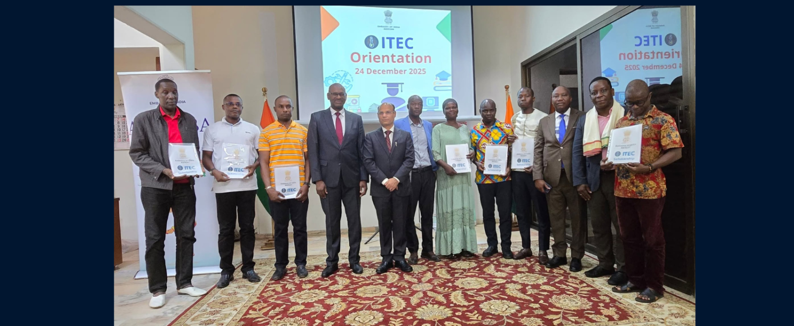 ITEC orientation programme at the Embassy for participants travelling to India for various courses