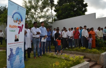 Celebration of the 72nd Independence Day of India at the Embassy of India, Abidjan