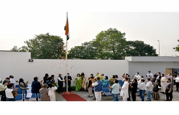 Unfurling of the National Flag Ceremony @ the 72nd Republic Day of India