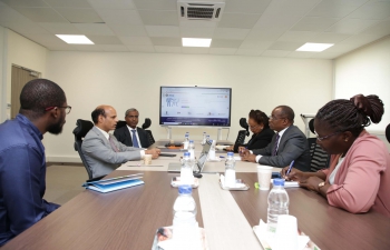 Meeting with the Minister of Technical Education, Vocational Training and Apprenticeship, Mr. N'Guessan Koffi regarding Bilateral cooperation in Education and ITEC