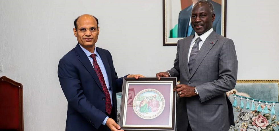 Ambassador's call on President of National Assembly, H.E.Mr. Adama Bictogo on 19th April 2023