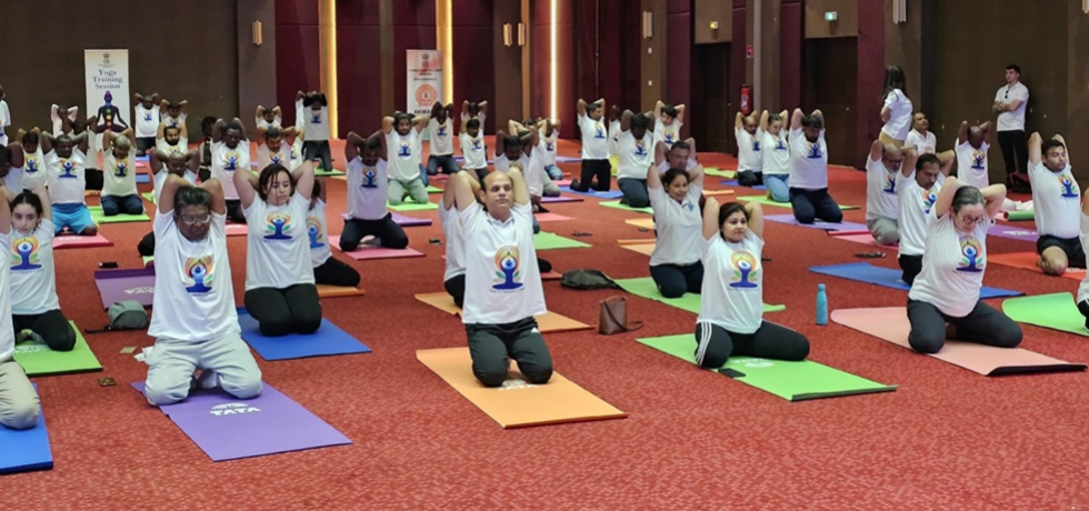 Celebration of the 11th International Day of Yoga  on 21 June 2025 at Abidjan